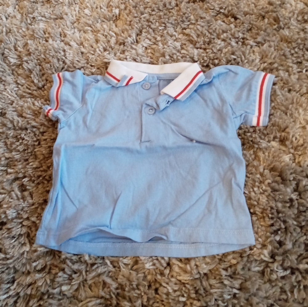 Nursery rhyme collared blue‎ shirt